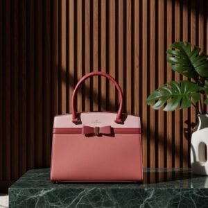 Women’s Structured Handbag – Blush Pink